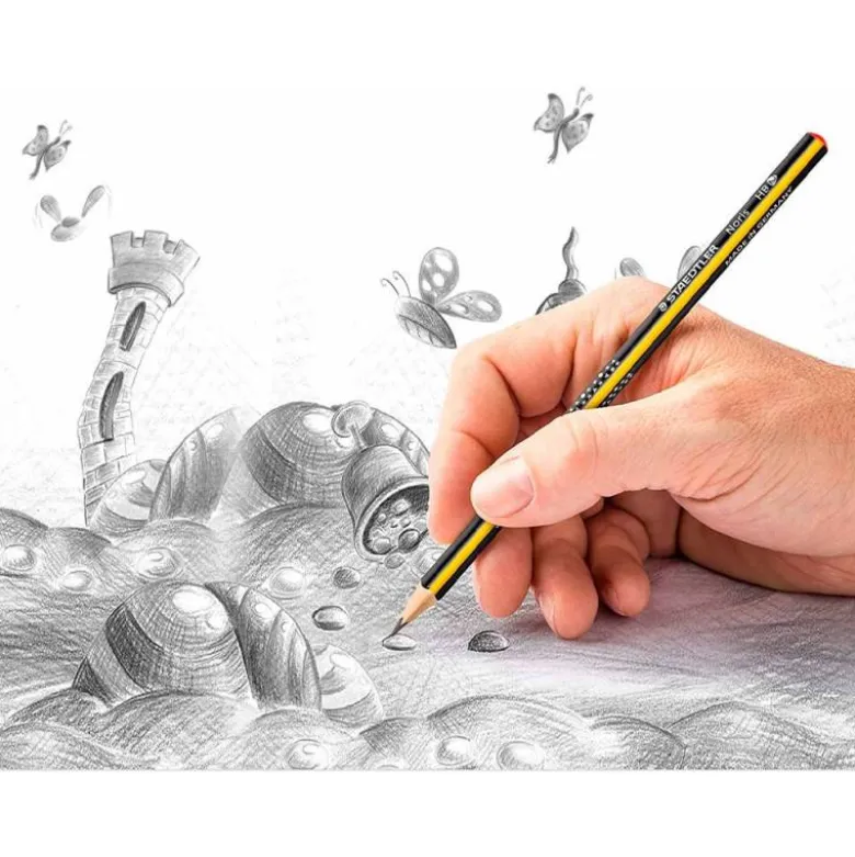 Lapices de grafito marca Staedtler Triplus Slim triangular