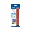 LAPICES DE GRAFITO MILAN HEXAGONAL HB + GOMA 430 + AFILALAPIZ BLISTER DE 3 UNIDADES