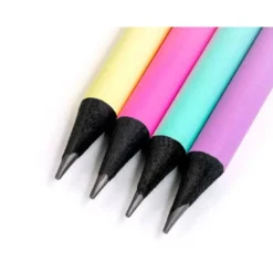 LAPICES DE GRAFITO MILAN SUNSET HB MADERA NEGRA DE TILO CON GOMA DE BORRAR COLORES SURTIDOS