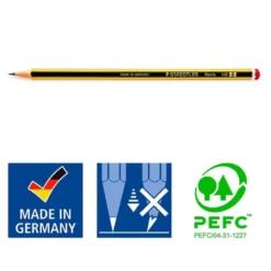 Lapices de grafito Staedtler noris n.2 HB unidad