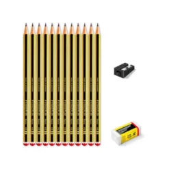 LAPICES DE GRAFITO STAEDTLER NORIS N.2 HB BLISTER PROMOCIONAL 120 ANIVERS DE 12 UDS + AFILALAPIZ Y GOMA