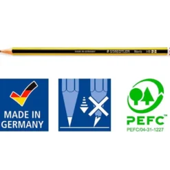 LAPICES DE GRAFITO STAEDTLER NORIS N 2 HB BLISTER DE 10 UNIDADES