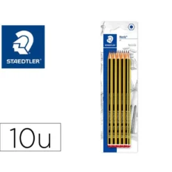 LAPICES DE GRAFITO STAEDTLER NORIS N 2 HB BLISTER DE 10 UNIDADES