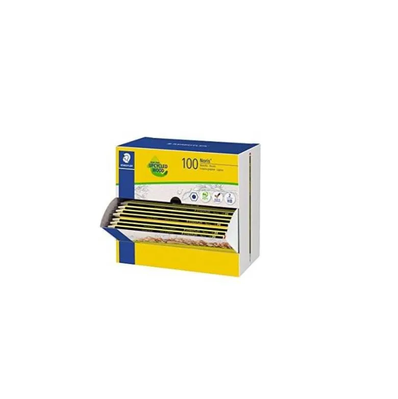 LAPICES DE GRAFITO STAEDTLER NORIS 120 N.2 HB EXPOSITOR DE 100 UNIDADES
