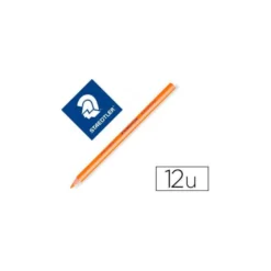 Lapices Fluorescentes Staedtler Triangular Top Star Naranja Caja de 12 unidades