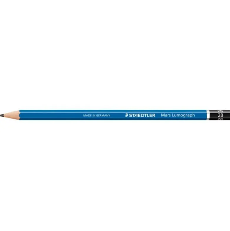 Lapices grafito Staedler Mars Lumograph 100 2B