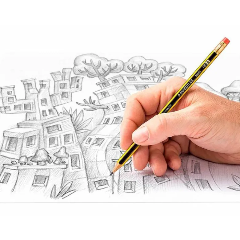 Lapices grafito Staedtler Noris N.2 HB