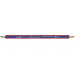 Lapiz bicolor marca Faber Castell Janus 2160 rojo-azul