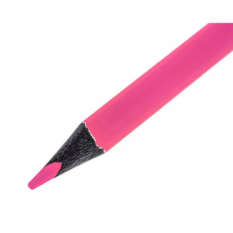 Lapiz de color marca Liderpapel jumbo neon rosa triangular