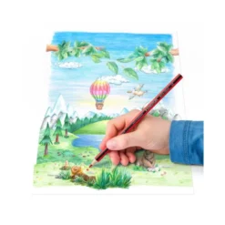 Lapiz de Color Staedtler Wopex Ecológico Hexagonal Color Verde