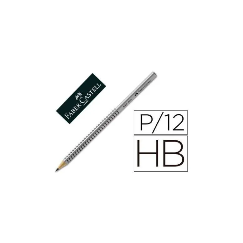 Lapiz grafito marca Faber Castell Grip 2001 HB triangular
