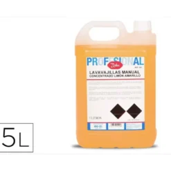 LAVAVAJILLAS MANUAL ZORKA CONCENTRADO LIMON AMARILLO GARRAFA 5 LITROS
