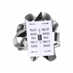 Lazos fantasia Liderpapel Medianos color Plata metalizado