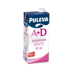 Leche desnatada Puleva Brik de 1 Litro