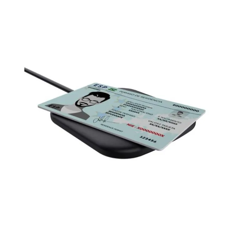 LECTOR DE TARJETAS INTELIGENTES TRUST CETO SIN CONTACTO USB-A COLOR NEGRO
