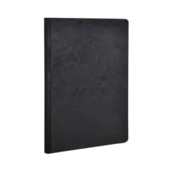 Libreta Clarefontaine color negro A5 tapa cartulina rayado horizontal 96 hojas