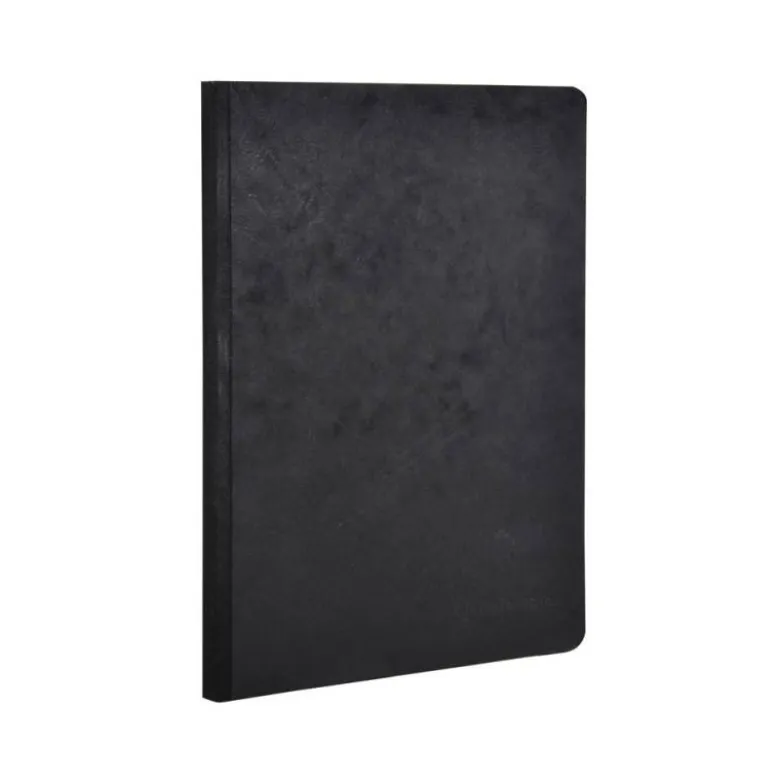 Libreta Clarefontaine color negro A5 tapa cartulina rayado horizontal 96 hojas