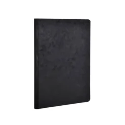 Libreta Clarefontaine color negro A5 tapa cartulina rayado horizontal 96 hojas