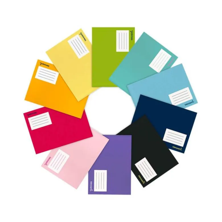 Libreta escolar Liderpapel A5 horizontal 32 hojas colores surtidos