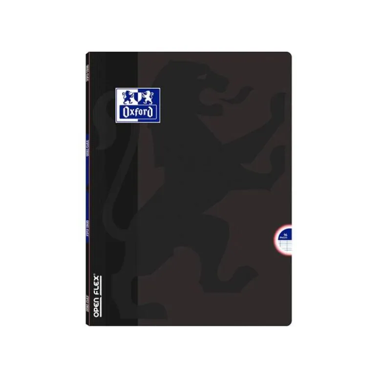Libreta Escolar Oxford DIN A4 48 hojas Rayado horizontal Negro