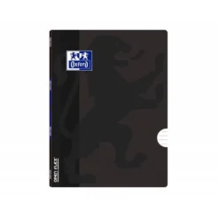 Libreta Escolar Oxford Openflex A5 48 hojas Rayado horizontal. Color negro