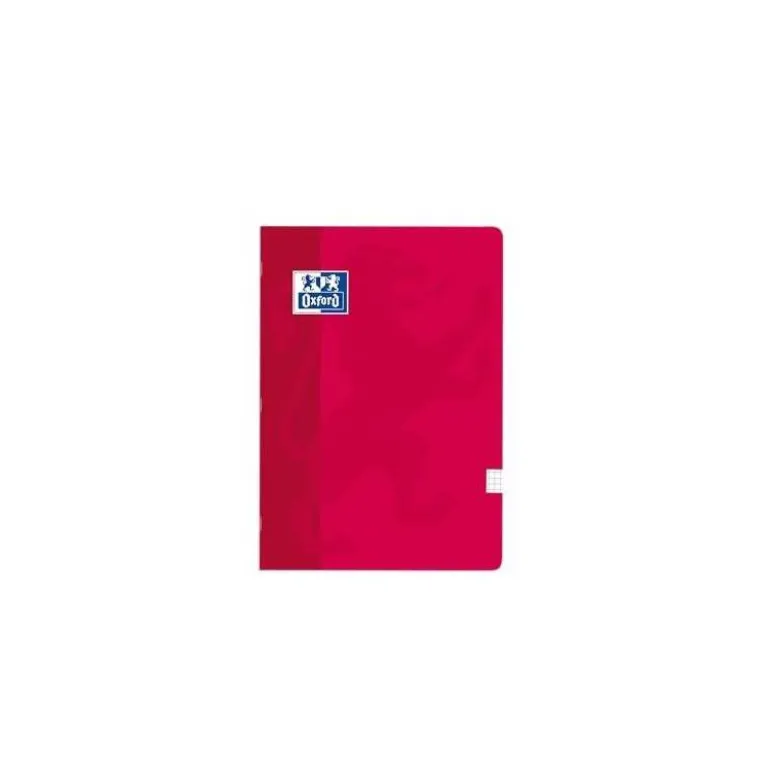 LIBRETA ESCOLAR OXFORD TAPA BLANDA DIN A4 48 HOJAS CUADRO 4 MM PACK DE 3 UNIDADES COLORES SURTIDOS