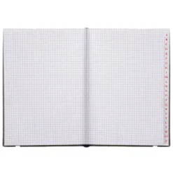 Libreta indice Liderpapel similpiel tamaño A5 con 120 hojas de 70g/m2 color negro.
