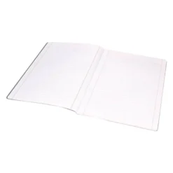 LIBRETA LIDERPAPEL 360 TAPA DE PLASTICO A4 48 HOJAS 90G/M2 HORIZONTAL CON DOBLE MARGEN TAPA NEGRA