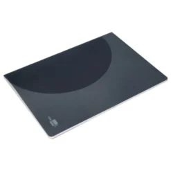 LIBRETA LIDERPAPEL 360 TAPA DE PLASTICO A4 48 HOJAS 90G/M2 HORIZONTAL CON DOBLE MARGEN TAPA NEGRA