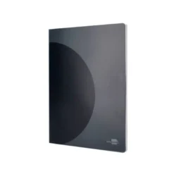 LIBRETA LIDERPAPEL 360 TAPA DE PLASTICO A4 48 HOJAS 90G/M2 HORIZONTAL CON DOBLE MARGEN TAPA NEGRA