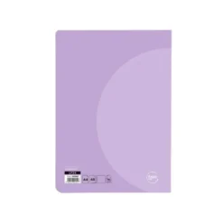 LIBRETA LIDERPAPEL 360 TAPA DE PLASTICO A4 48 HOJAS 90G/M2 LISO SIN MARGEN COLORES PASTEL SURTIDOS