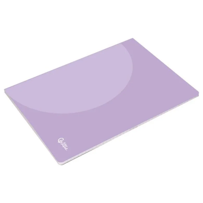 LIBRETA LIDERPAPEL 360 TAPA DE PLASTICO A4 48 HOJAS 90G/M2 LISO SIN MARGEN COLORES PASTEL SURTIDOS