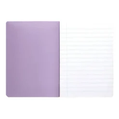 LIBRETA LIDERPAPEL 360 TAPA DE PLASTICO A4 48 HOJAS 90G/M2 HORIZONTAL CON DOBLE MARGEN COLORES PASTEL