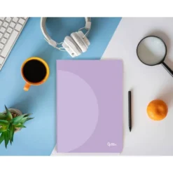 LIBRETA LIDERPAPEL 360 TAPA DE PLASTICO A4 48 HOJAS 90G/M2 HORIZONTAL CON DOBLE MARGEN COLORES PASTEL