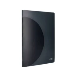 LIBRETA LIDERPAPEL 360 TAPA DE PLASTICO A5 48 HOJAS 90G/M2 HORIZONTAL CON DOBLE MARGEN TAPA NEGRA