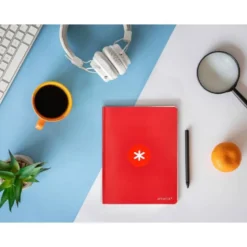 LIBRETA LIDERPAPEL ANTARTIK A5+ PLUS COSIDA 48 HOJAS 90G/M2 LISO SIN MARGEN 6 COLORES SURTIDOS