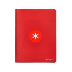 LIBRETA LIDERPAPEL ANTARTIK A5+ PLUS COSIDA 48 HOJAS 90G/M2 RAYADO HORIZONTAL CON MARGEN 6 COLORES SURTIDOS