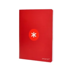 LIBRETA LIDERPAPEL ANTARTIK A5+ PLUS COSIDA 48 HOJAS 90G/M2 RAYADO HORIZONTAL CON MARGEN 6 COLORES SURTIDOS