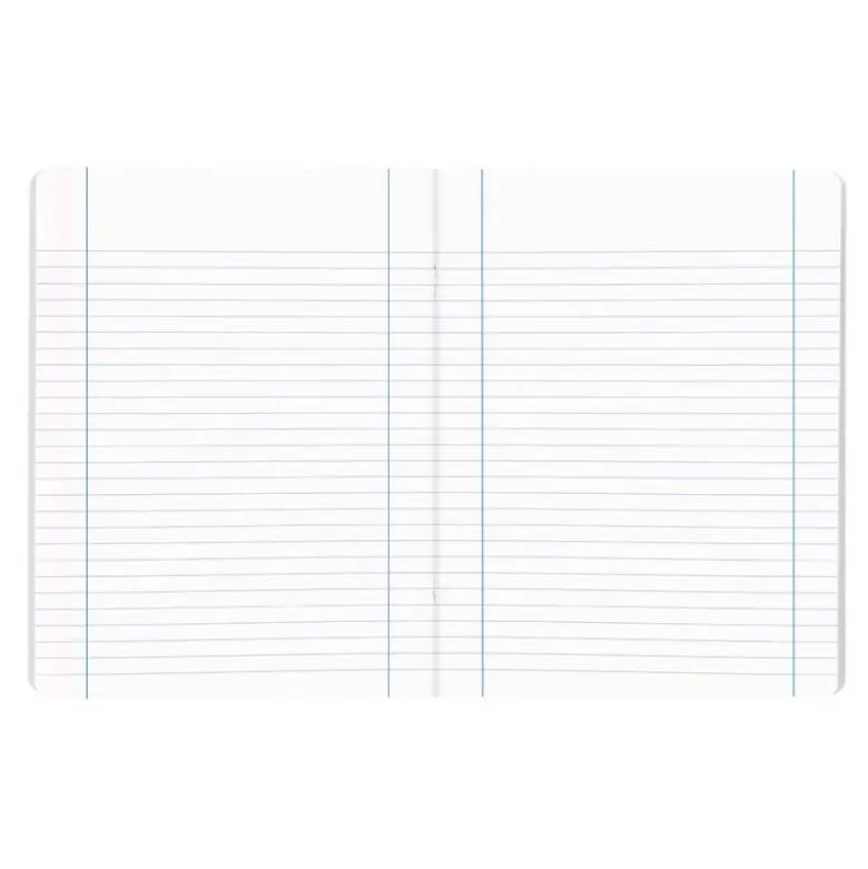 LIBRETA LIDERPAPEL SMART A4 48 HOJAS 75G/M2 HORIZONTAL CON DOBLE MARGEN COLORES SURTIDOS