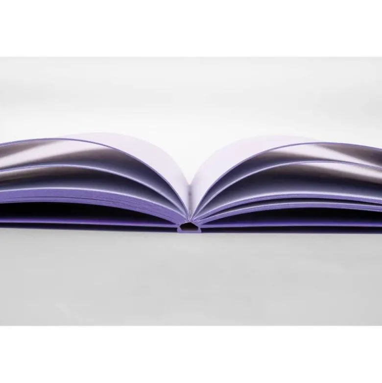 LIBRETA ENCOLADA MILAN COLECCION SUNSET DIN A4 48 HOJAS 95 GR CUADRICULA 5MM LILA