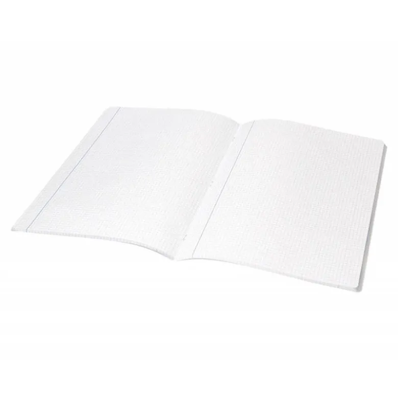 Libreta escolar 90 gr. Liderpapel Scriptus DIN A4. Cuadrícula de 4 mm. Con margen. 48 hojas.