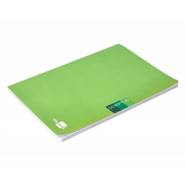 Libreta escolar 90 gr. Liderpapel Scriptus DIN A4. Cuadrícula de 4 mm. Con margen. 48 hojas.