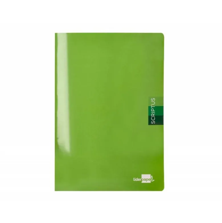 Libreta escolar 90 gr. Liderpapel Scriptus DIN A4. Cuadrícula de 4 mm. Con margen. 48 hojas.