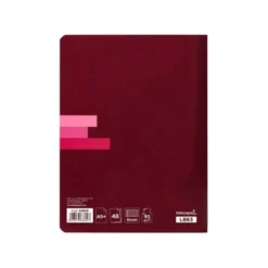 Libreta Escolar Liderpapel Scriptus Grapada Din A5+ 48H Cuadrícula 5 mm de Colores Surtidos