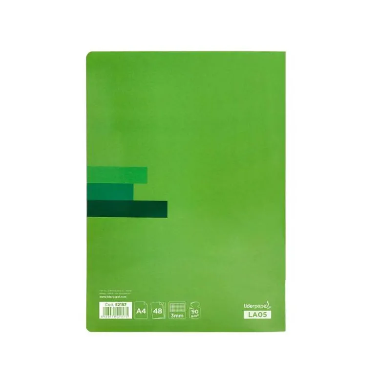 Libreta escolar Liderpapel Scriptus cuadricula 3mm tamaño DIN A4 48 hojas