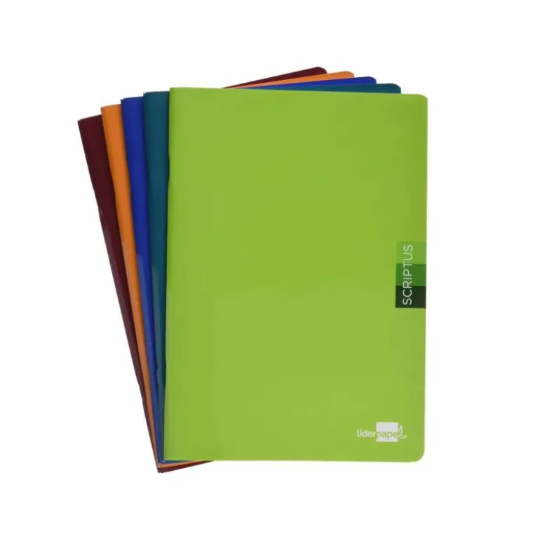 Libreta escolar Liderpapel Scriptus liso tamaño DIN A4 48 hojas