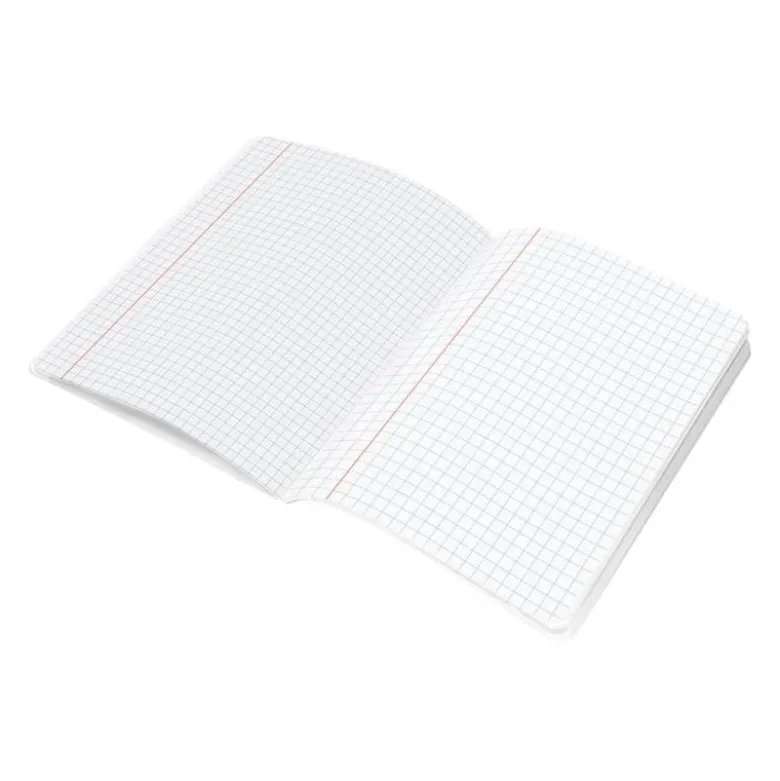 Libreta escolar marca Liderpapel Scriptus cuadricula 8 mm 48 hojas tamaño DIN A5