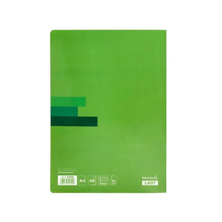 Libreta escolar Scriptus Liderpapel cuadricula 6 mm tamaño DIN A4 48 hojas