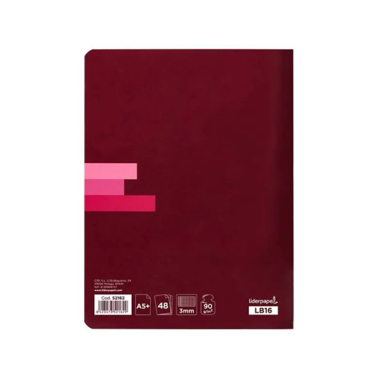 Libreta escolar Scriptus Liderpapel cuadricula 3mm 48 hojas tamaño DIN A5