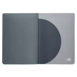 LIBRETA LIDERPAPEL 360 TAPA DE PLASTICO A4 48 HOJAS 90G/M2 5MM CON DOBLE MARGEN TAPA NEGRA